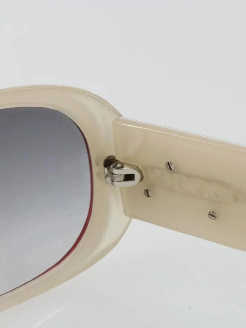 CHANEL Camelia Sunglasses plastic Red 5113 CC Auth YKZ1411A